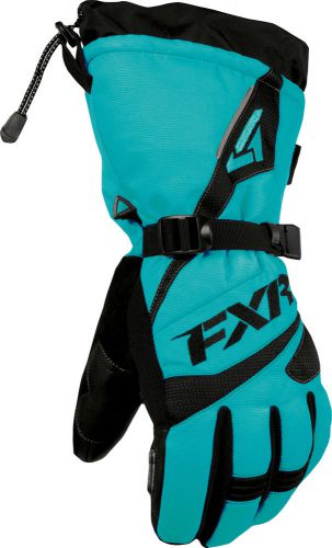 Fxr fusion womans gloves aqua sm