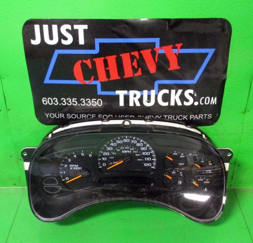 05 chevy silverado gmc sierra 1500 2500 3500 speedo instrument gauge cluster 75k