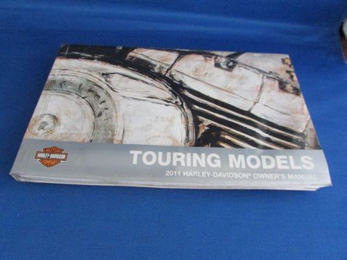 Oem harley-davidson 2011 touring models owner's manual. used.
