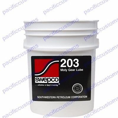 Swepco sae grade 140 transmission gear oil with moly iso 460 grade 6 gallon pail