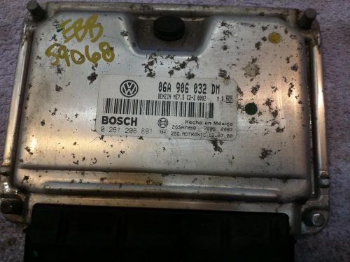 Volkswagen golf engine brain box electronic control module; htbk, 1.8l (turbo