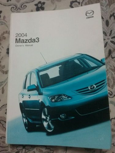 Owners manual 2004 mazda 3