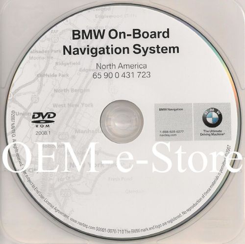 2004 to 2008 bmw 745i 750i 750li 760i 760li &amp; z4 navigation dvd map u.s canada