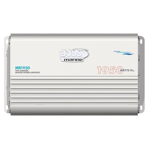 Boss audio marine 5 channel full range class a/b power amplifier 1950w # mr1950