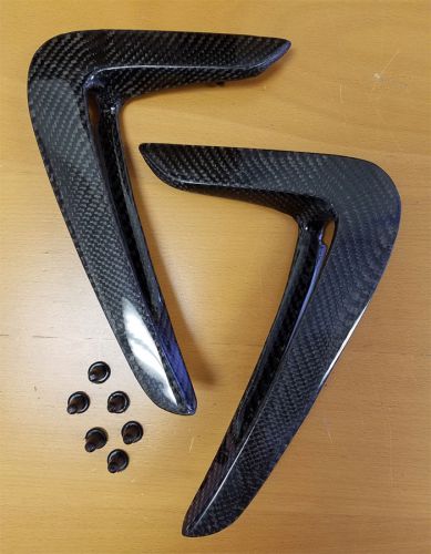 Replacement side lateral air duct for bmw f32 4 series vents pair carbon fiber