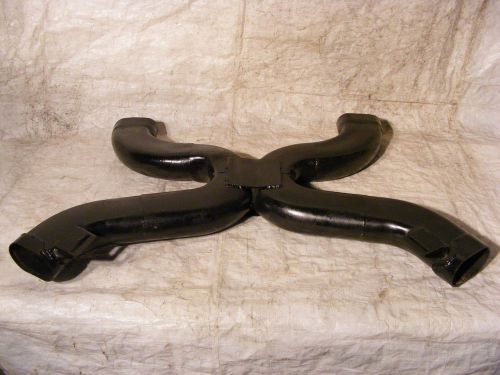 Nascar x-pipe dual exhaust balance crossover pipe drag race street rod 032216-15