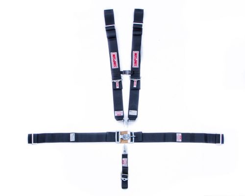 Simpson safety black latch and link 5 point harness p/n 29072sbk