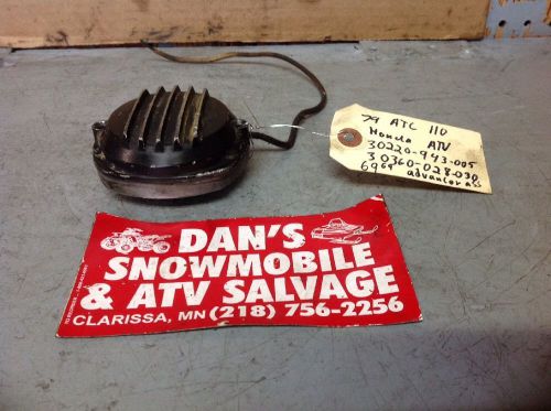 Spark advance assembly honda 79 atc 110 atv # 30220-943-005 &amp; 30360-028-030