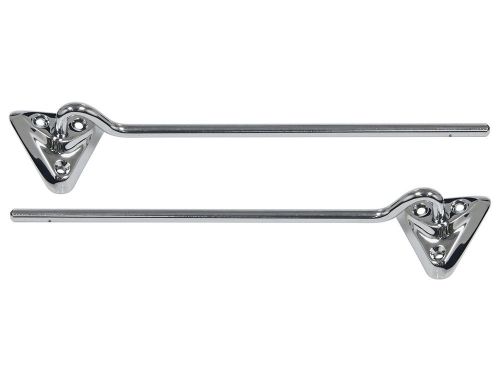 New 1960 65 falcon sunvisor arms brackets sedan lh rh comet fairlane chrome ford