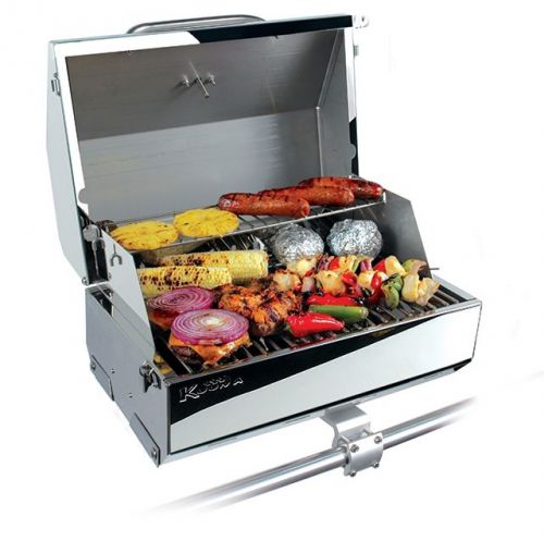 Kuuma products stow n' go 216 elite marine boat propane grill