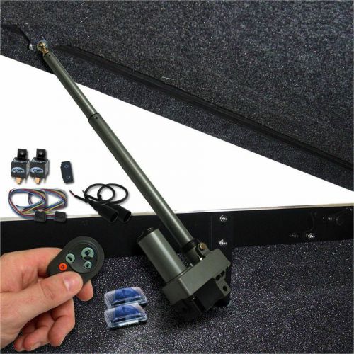 Bolt in power tonneau cover opener with remote and one touch operationpower