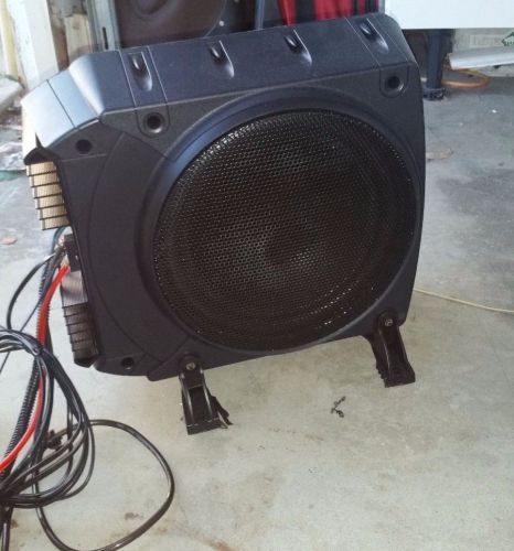 Infinity basslink portable 10" powered subwoofer system w/ class d amplifier/amp