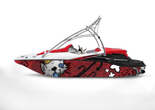 Ng graphic kit decal boat sportster sea doo speedster sport wrap beware cat