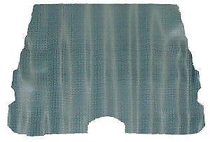 1968-72 chevrolet nova / chevy ii felt trunk mat - aqua / black