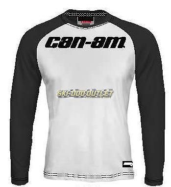 Can-am men's long sleeve kappa tee - white