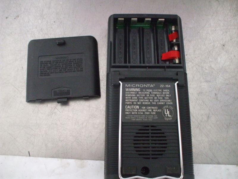 Micronta auto range voice meter # 22-164, US $15.00, image 4
