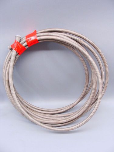 36 feet 5/8" stainless steel braided teflon fuel/oil line