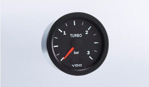 Vdo cockpit international mechanical turbo boost gauge 52mm 2" 3bar 150-015-001k