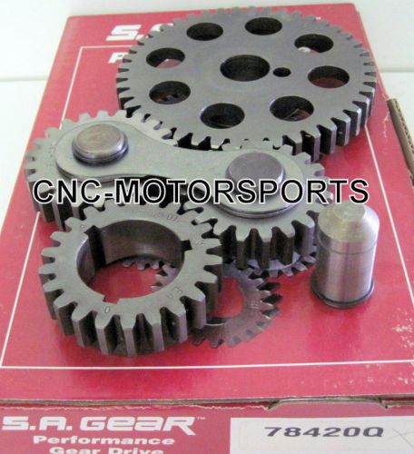 Sa gear 78420q dual idler gear drive quiet sb ford 302 351w late 1972-2002