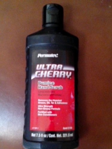 Permatex ultra cherry pumice hand cleaner/scrub ,7.5 oz item 21108. lot of 4