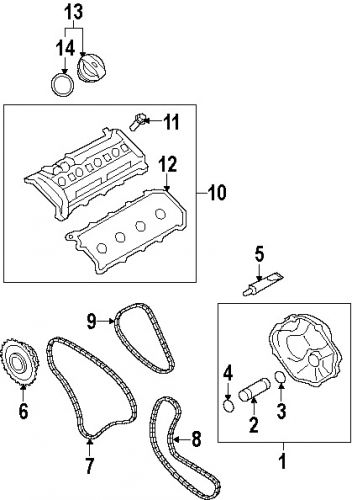 Volkswagen n91065802 genuine oem water inlet tube o-ring