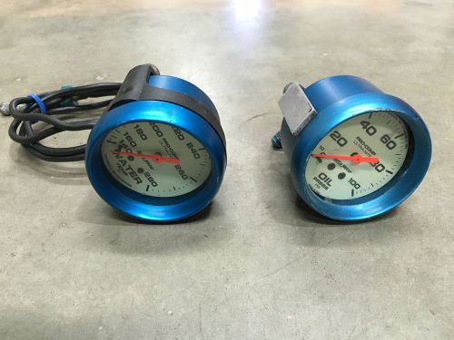 Sprint car water temperature gauge oil pressure gauge late model midget racing