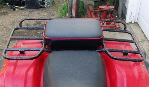 16" x 12" red rear rack seat pad 185s 200s 125m 90 110 atc honda 3 wheeler atv