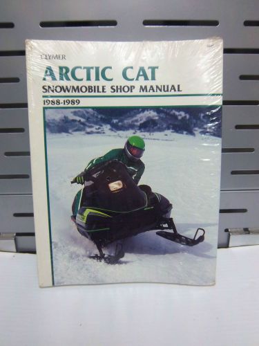 Arctic cat shop manual: snowmobiles 1988-89