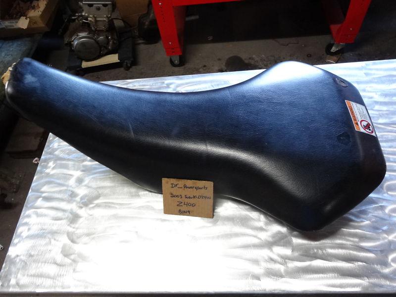 03 2003 ltz400 stock oem complete seat  z400 ltz 400 z bin9 