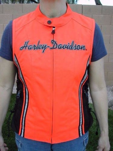 Genuine harley davidson high visibility vest...women's size s