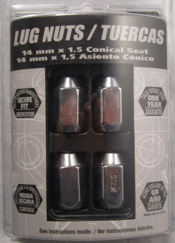 Rally manufacturing - replacement wheel lug nut - 1/2" conical seat - set of 4