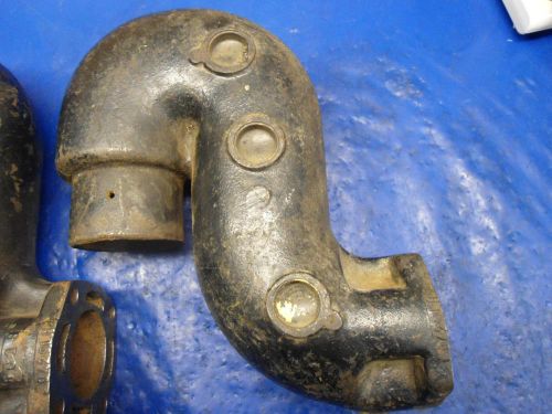 835613 exhaust elbow port, volvo penta aq190a, aq240a ford engines