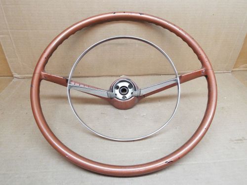 Original 1955 1956 chevy 210 model steering wheel &amp; horn ring