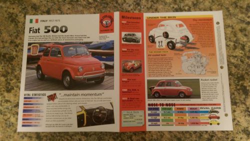 Fiat 500 specifications piece