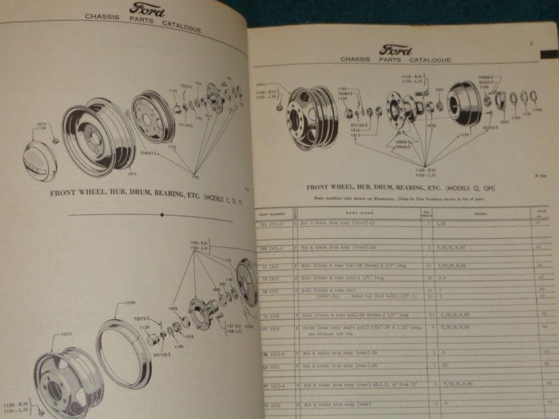 Sell 1948 FORD TRUCK CHASSIS PARTS CATALOG / PARTS BOOK / PARTS MANUAL