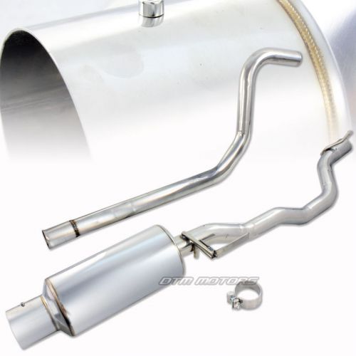 4" tip muffler catback exhaust system for 1995-2003 chevrolet cavalier 2.2l