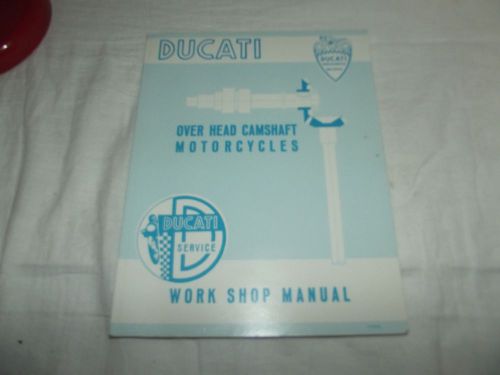 Ducati 160 250 350 over head camshaft workshop service manual booklet