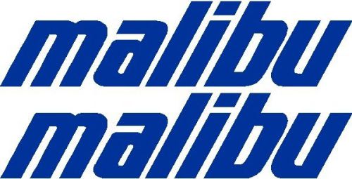 27" custom malibu - boat decal sticker - pair - l@@k!