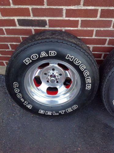 60-70's chevy slotted wheels 14x7 &amp; 14x9 set of 4