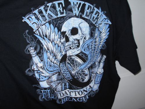 Bike week 2014 daytona beach t-shirt men&#039;s size xl new