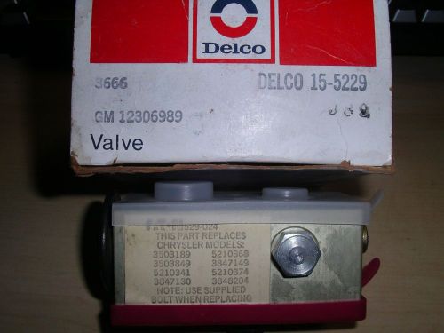 Ac delco thermostatic temperature control valve vintage mopar air conditioning