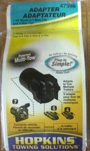Hopkins 47386 wiring adapter 7 rv blade to  5 wire flat
