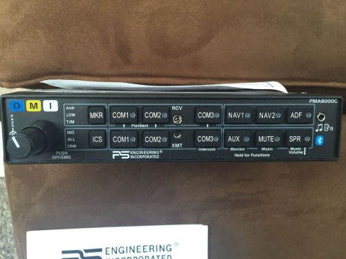 Ps engineering pma 8000c audio panel. with prefabricated wire harness