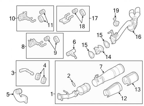 Ford oem exhaust heat shield 7c3z9y427b image 12