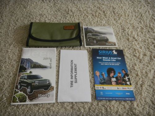 2011 jeep liberty owners manual + free shipping