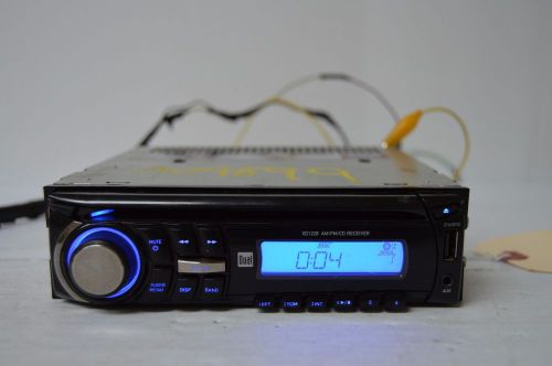 Dual xd1228 car stereo radio cd/mp3 aux usb aftermarket tested q37#015