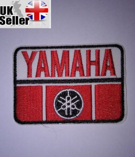 Yamaha iron-on/sew-on embroidered patch motorcycle biker