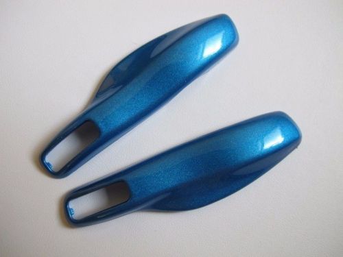Key remote fob cover case trim for porsche panamera boxster cayman macan blue
