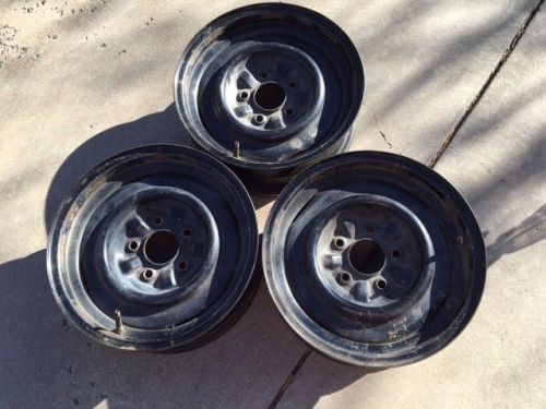 3 original 1965-1966 corvette steel wheels,kelsey hayes15&#034;x 5.5&#034; jk date coded