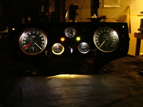 Jaguar xk 120 xk 140 xk 150 instrument dash led set